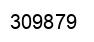 Number 309879 black image