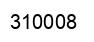 Number 310008 black image