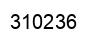 Number 310236 black image