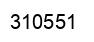 Number 310551 black image
