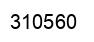Number 310560 black image
