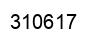 Number 310617 black image
