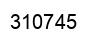 Number 310745 black image