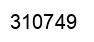 Number 310749 black image