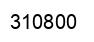 Number 310800 black image