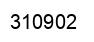 Number 310902 black image
