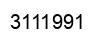 Number 3111991 black image