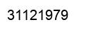 Número 31121979 imagen negro