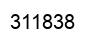 Number 311838 black image