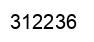 Number 312236 black image