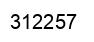 Number 312257 black image