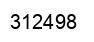 Number 312498 black image
