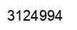 Number 3124994 black image