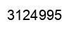 Number 3124995 black image