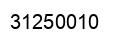 Number 31250010 black image