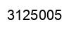 Number 3125005 black image