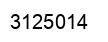 Number 3125014 black image