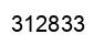 Number 312833 black image