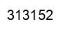 Number 313152 black image