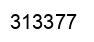 Number 313377 black image