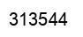Number 313544 black image