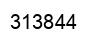 Number 313844 black image