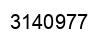 Number 3140977 black image