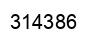 Number 314386 black image