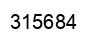 Number 315684 black image