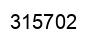 Number 315702 black image