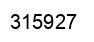 Number 315927 black image