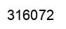 Number 316072 black image