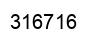 Number 316716 black image