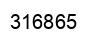 Number 316865 black image