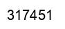 Number 317451 black image
