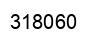 Number 318060 black image