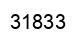 Number 31833 black image