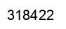 Number 318422 black image