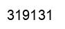 Number 319131 black image