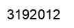 Number 3192012 black image