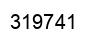 Number 319741 black image
