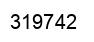 Number 319742 black image