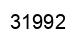 Number 31992 black image