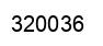 Number 320036 black image