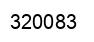 Number 320083 black image