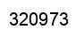 Number 320973 black image