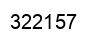Number 322157 black image
