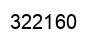 Number 322160 black image
