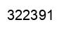 Number 322391 black image