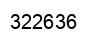 Number 322636 black image